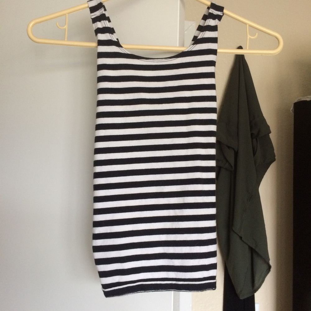Striped Crop Top